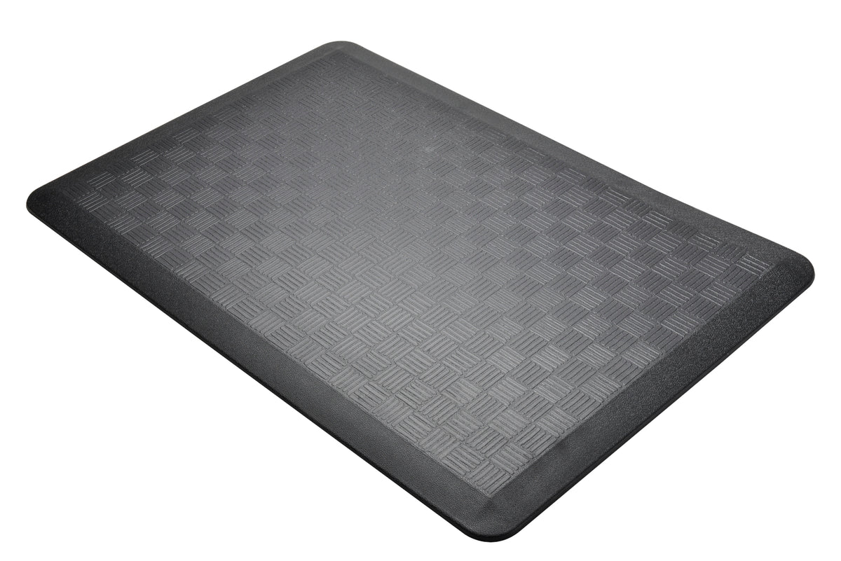 Aspen Creative Anti-Fatigue Floor Mat, Tread Plate Pattern 24x36x2/3 - 24x36 - Marsala 18003-41