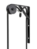 # 21005 Wall Mount Bracket and Pulley for Pendant Light Fixture in Matte Black Finish, 4 3/4" Deep x 7" High, 1 Pack