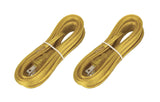 # 21201-2 15 Feet Lamp Cord Set with Molded Polarized Plug in Gold, 2 Pack