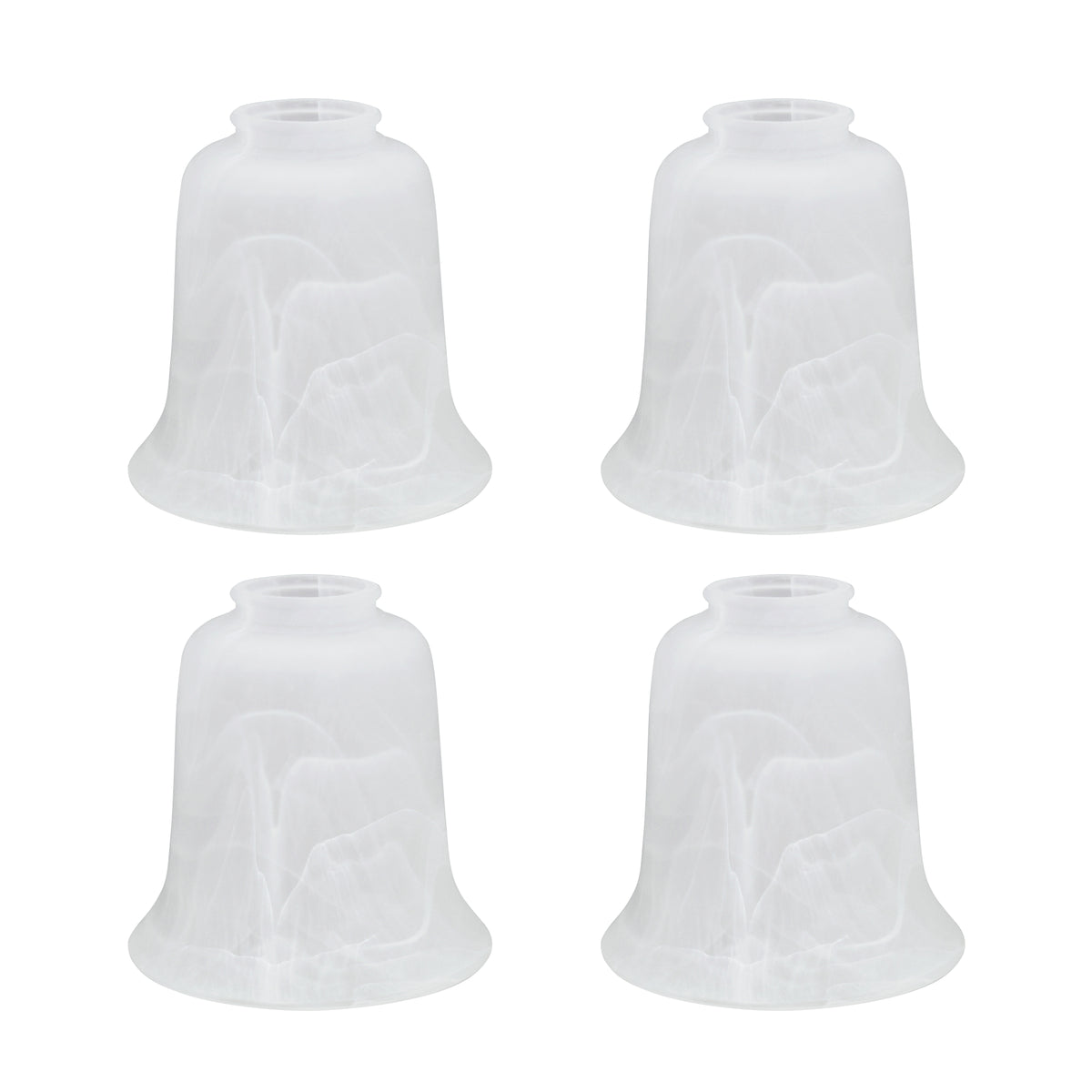 23024-4 Transitional Style Replacement Bell Shaped Alabaster Glass