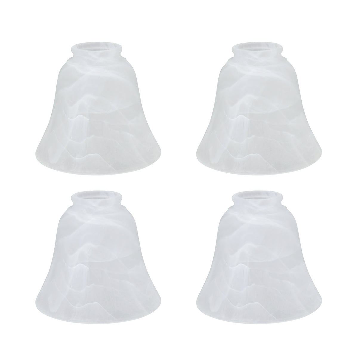 23027-4 Transitional Style Replacement Bell Shaped Alabaster Glass