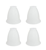 # 23076-4 Frosted Transitional Style Replacement Glass Shade, 2-1/8" Fitter Size, 4-7/8" high x 4-7/8" diameter, 4 Pack
