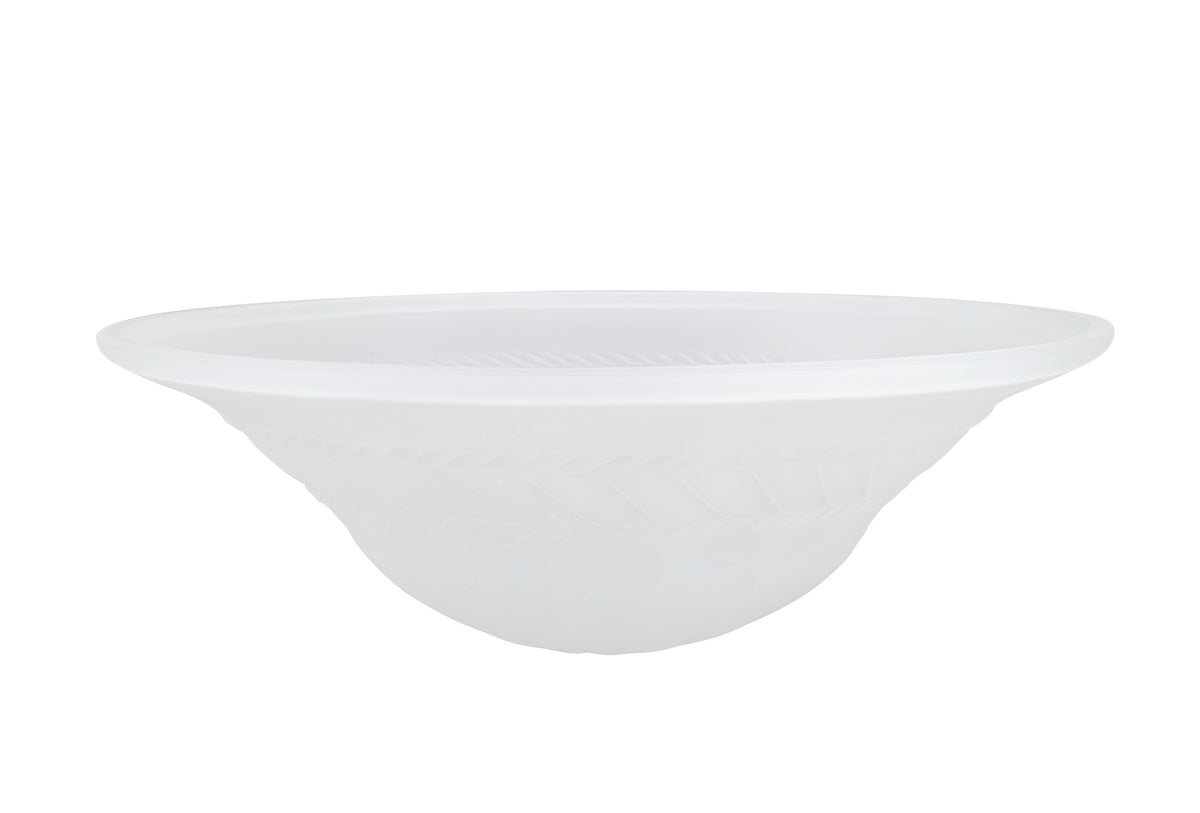 Glass Lamp Shade Aspen Creative 25301-64-1, Alabaster Glass Shade