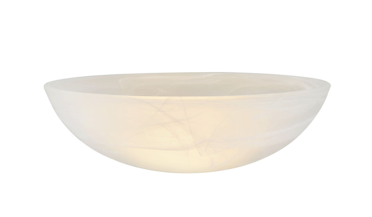 23515-11,Alabaster Glass Shade for Medium Base Socket Torchiere