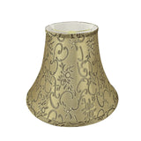 # 30166 Transitional Bell Shape Spider Construction Lamp Shade in Brown, 12" wide (6" x 12" x 9-1/2")