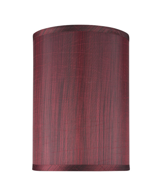 # 31034 Transitional Hardback Drum (Cylinder) Shape Spider Construction Lamp Shade in Dark Red, 8