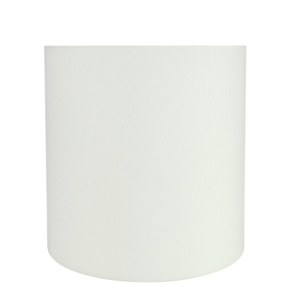 # 31312 Transitional Drum (Cylinder) Shape Spider Construction Lamp Shade in Off White, 10