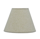 # 32033  Transitional Hardback Empire Shape Spider Construction Lamp Shade in Flaxen Linen Fabric, 12" wide (6" x 12" x 9")