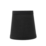# 32046-X Small Hardback Empire Shape Mini Chandelier Clip-On Lamp Shade, Transitional Design in Black, 4" bottom width (3" x 4" x 4") - Sold in 2, 5, 6 & 9 Packs
