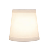 # 32047-X  Small Hardback Empire Shape Mini Chandelier Clip-On Lamp Shade, Transitional Design in Off-White, 4" bottom width (3" x 4" x 4") - Sold in 2, 5, 6 & 9 Packs