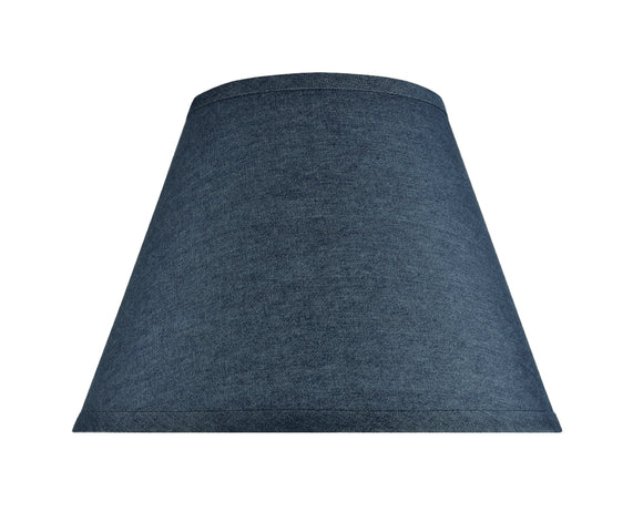 # 32182 Transitional Hardback Empire Shape Spider Construction Lamp Shade in Washed Blue, 13