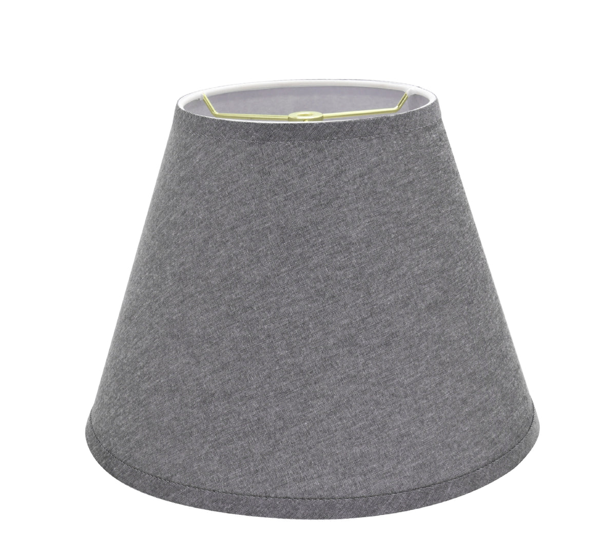 32625 Hardback Empire Spider Lamp Shade Grey, 6