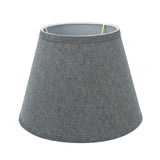 # 58853 Transitional Hardback Empire Shape UNO Construction Lamp Shade in Grey, 10" Wide (6" x 10" x 7 1/2")