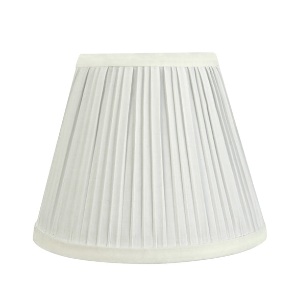 # 59151 Transitional Pleated Empire Shape UNO Construction Lamp Shade in Off White, 8