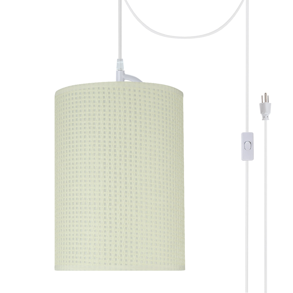 71123-21 One-Light Plug-In Swag Pendant Light Conversion Kit with