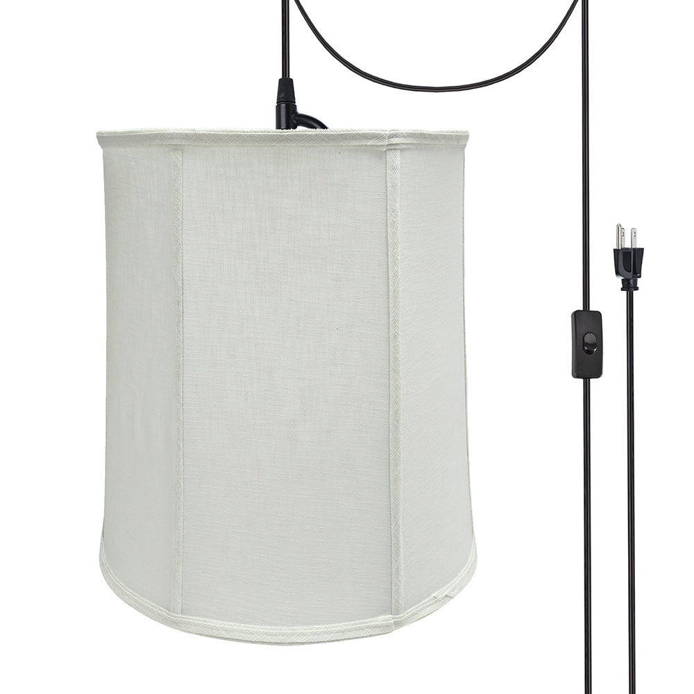 75037-21 One-Light Plug-In Swag Pendant Light Conversion Kit with