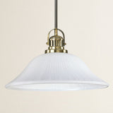 # 23092-01 Amber Transitional Style Replacement Torchiere Glass Shade, 6" high x 18" diameter