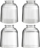 # 23175-60-4, Transitional Clear Ceiling Fan Replacement Glass Shade, 2-1/8" Fitter, Size: 4" D x 4-3/4" H, 4Pcs/Pack