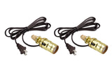 # 21018 Make-A-Bottle Lamp Kit in Polished Brass, 2 Pack