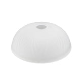 # 23120-11, Frosted Transitional Replacement Glass Shade for Medium Base Socket Torchiere Lamp, Swag Lamp, Pendant, 1 Light Wall Sconce & Island Fixture, 9-7/8" Diameter x 3-1/2" Height