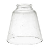 # 23174-60-4, Transitional Clear Seeded Ceiling Fan Replacement Glass Shade, 2-1/8" Fitter, Size: 4-3/4" D x 4-3/4" H, 4Pcs/Pack