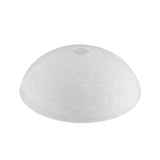 # 23519-11, Alabaster Replacement Glass Shade for Medium Base Socket Torchiere Lamp, Swag Lamp and Pendant & Island Fixture, 11-7/8" Diameter x 4" Height
