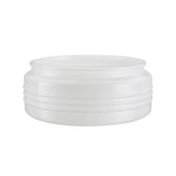 # 25014-60-1, White and Clear Glass Drum Shade for Hallways, Closets, Kitchen and Bathroom, Size: 8-1/2" D. x 4" H.