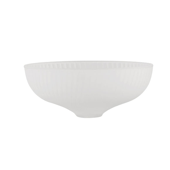 # 25020-64-1, Frosted Glass Bowl Shade for Hallways, Closets, Kitchen and Bathroom, Size: 8-1/2