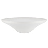# 25303-76-1, Frosted Glass Shade for Medium Base Socket Torchiere Lamp, Swag Lamp and Pendant, 14-3/4" Diameter x 4-3/4" Height