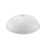 # 25304-76-1, Frosted Glass Shade w/Diamond Pattern for Medium Base Socket Torchiere Lamp, Swag Lamp and Pendant, 11-3/4" Diameter x 3-3/4" Height