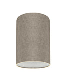 # 31117 Transitional Hardback Drum (Cylinder) Shaped Spider Construction Lamp Shade in Light Brown, 8" wide (8" x 8" x 11")