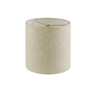 # 31237 Transitional Drum (Cylinder) Shape Spider Construction Lamp Shade in Tan, 8" wide (8" x 8" x 8")