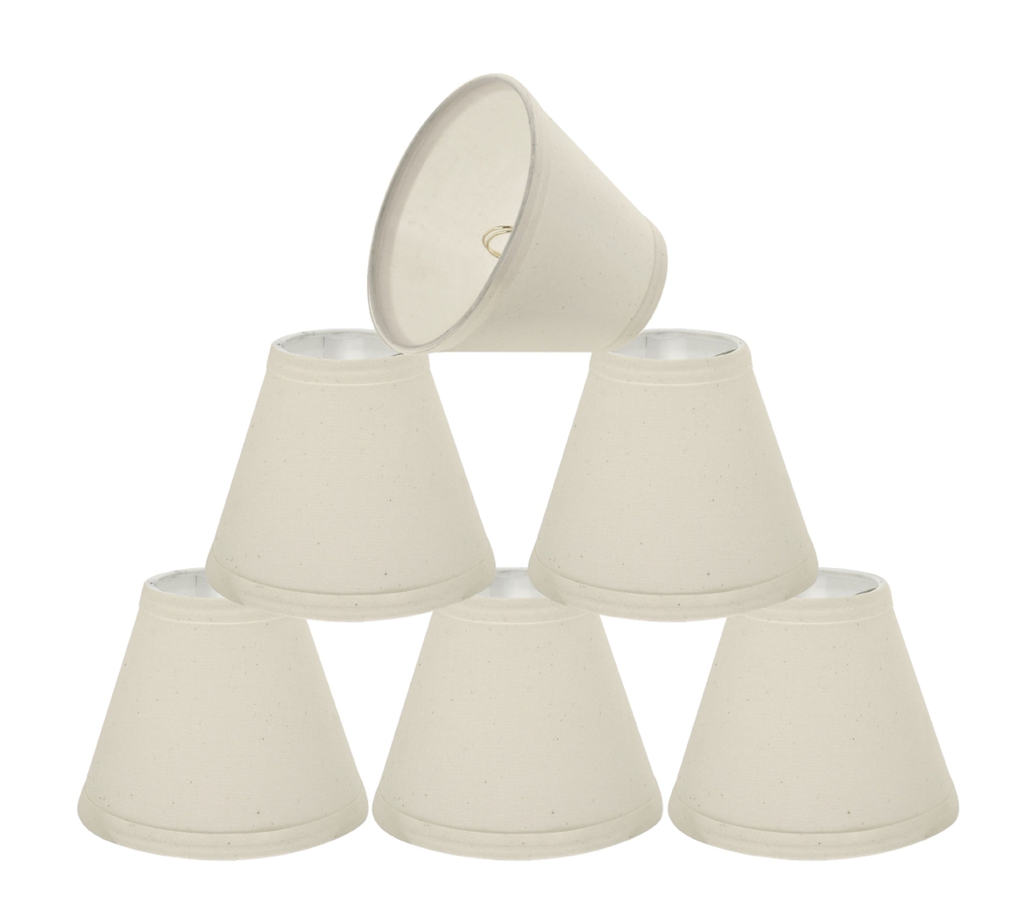 32118-X Small Hardback Empire Shape Chandelier Clip-On Lamp Shade