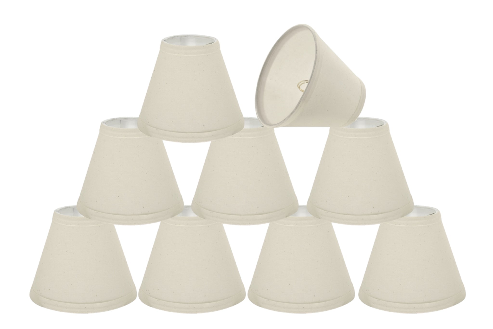 32118-X Small Hardback Empire Shape Chandelier Clip-On Lamp Shade