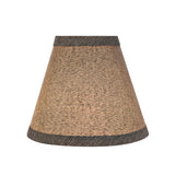 # 32122-X Small Hardback Empire Shape Chandelier Clip-On Lamp Shade Set of 2, 5, 6,and 9, Transitional Design in Grey, 6" bottom width (3" x 6" x 5")