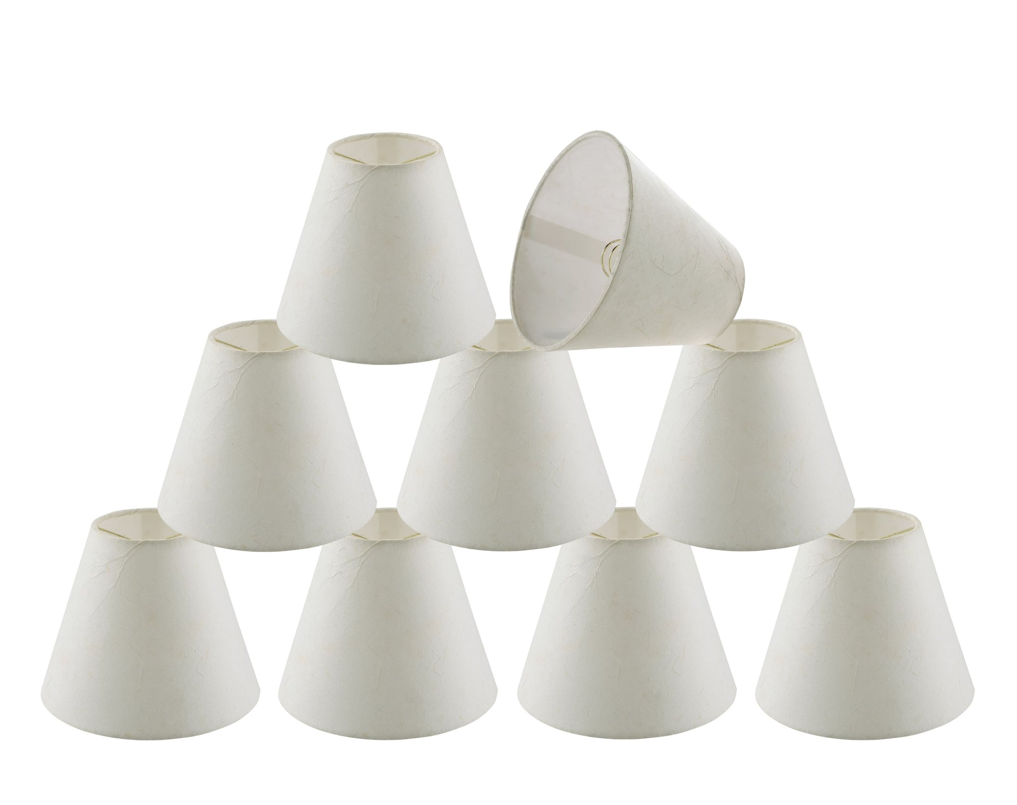 32672-X Small Hardback Empire Shape Chandelier Clip-On Lamp Shade