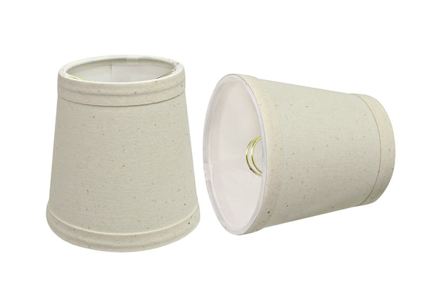 32714-X Small Hardback Empire Shape Chandelier Clip-On Lamp Shade