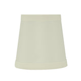 # 32717-X Small Hardback Empire Shape Chandelier Clip-On Lamp Shade Set of 2, 5, 6,and 9, Transitional Design in Off White, 4" bottom width (3" x 4" x 4")
