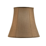 # 38008,Handsewn Bell Traditional Collapsible Spider Shade/Iron Linen Fabric,10"Top x 16"Bottom x 15"Slant