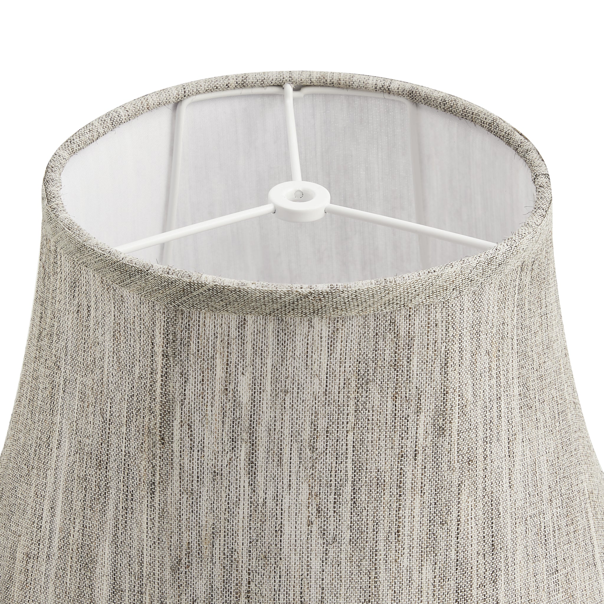 38010,Handsewn Bell Traditional Collapsible Spider Shade in Light