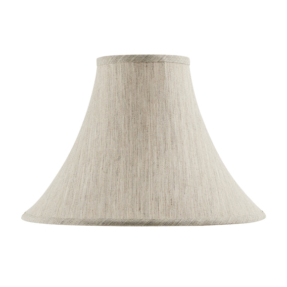 # 38011,Handsewn Bell Traditional Collapsible Spider Shade/Brown Sand Linen Fabric,6