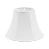 # 38012,Handsewn Bell Traditional Collapsible Spider Shade/Off-White Linen Fabric,7"Top x 13"Bottom x 9.5"Slant