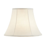 # 38012,Handsewn Bell Traditional Collapsible Spider Shade/Off-White Linen Fabric,7"Top x 13"Bottom x 9.5"Slant