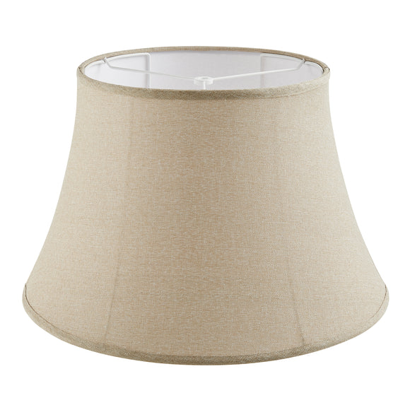 # 38014,Handsewn Bell Traditional Collapsible Spider Shade/Khaki Linen Fabric,13