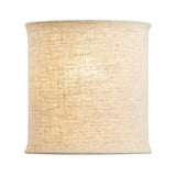 # 38306-2,Handmade Pendent/Lantern style Contemporary Collapsible UNO Lamp Shade/Brown Linen Texture Fabric 12"Top x 12"Bottom x 12"High,Set of 2