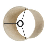# 38306-2,Handmade Pendent/Lantern style Contemporary Collapsible UNO Lamp Shade/Brown Linen Texture Fabric 12"Top x 12"Bottom x 12"High,Set of 2