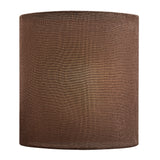 # 38306,Handmade Pendent/Lantern style Contemporary Collapsible UNO Lamp Shade/Brown Linen Texture Fabric 12"Top x 12"Bottom x 12"High