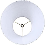 # 32638, Transitional Empire Shape Spider Construction Lamp Shade, White, 6" Top x 12" Bottom x 9" Slant Height