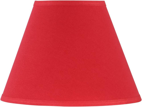 # 32639 Transitional Empire Shape Spider Construction Lamp Shade, Red, 6