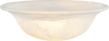 # 25016-65-1, Flush/Semi-Flush Mount Alabaster Glass Shade, 1/2" Center Hole, 11-5/8" Diameter x 3-7/8" Height